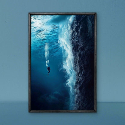 The depths of the ocean